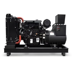 Open Genset 40kW 50kVA 4 Cylinder Water Cooled Electric Start 3 Phase 4 Wire 50/60Hz for Residential Area Emergency Power Source