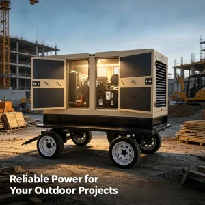 Open Silent Portable Diesel Generator for Home Small Power 60kW