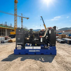 Open Type 88kVA Diesel Generator with Compact Design Easy Maintenance for Power Station