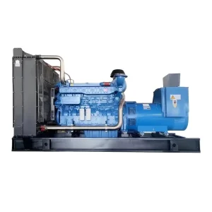 Open Type Diesel Generator 50Hz 60Hz Frequency Selection Full 600kW 750kVA Range and ATS Automatic Start Device