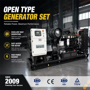 Open Type Diesel Generator Set Weichai Engine 1500rpm Auto ATS Three-phase Four-wire Industrial Grade Emergency Power Station