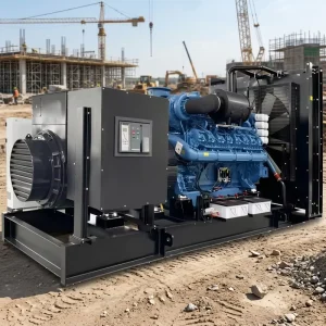 Open Type Yuchai Diesel Generator 1350kW 1687.5kVA 50Hz/60Hz with ATS for Data Center Emergency Standby Power