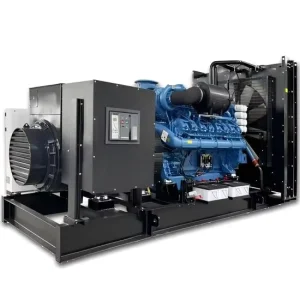 Open and Silent Type Diesel Generator 900kW 1125kVA 50Hz 60Hz with ATS for Data Center Emergency Standby Power