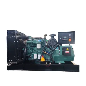 Open frame High Power Water Cooled 100 kW 220V 50 60Hz Single Phase Diesel Generator with DC Auto Start and ATS
