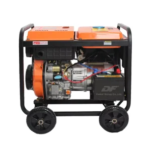 Outdoor Industrial Portable AC Single Phase 50/60Hz Open Frame 3kW 5kW 6.5kW 8kW 10kW 3000rpm Diesel Generator Set