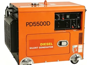 PD5500D 5kW Silent Diesel Generator 220V 380V Single Three Phase Air Cooled Portable Small Diesel Generator Set Customized