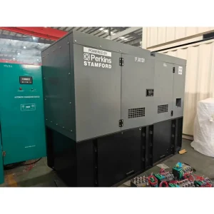 Perkins 100kW 125kVA Diesel Generator Set 60Hz Single Phase 120/240V Stamford Alternator 48 Hour Fuel Tank Backup Generator