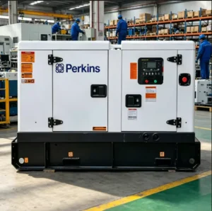 Perkinse Diesel Generator Set 15kva 50kva 80kva Super Silent Water Cooled Backup Power Electric Start Soundproof CE ISO