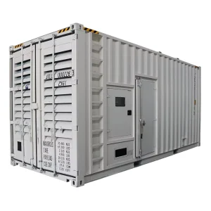 Permanent Magnet Cumins KTA50 G15X Engine 1875KVA 1500KW Container Diesel Silent Type Open Frame Generator Set
