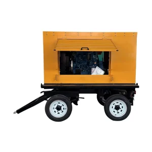 Super Silent Electric Generator 37.5kva Diesel Generator Set 30kw with Mobile Trailer