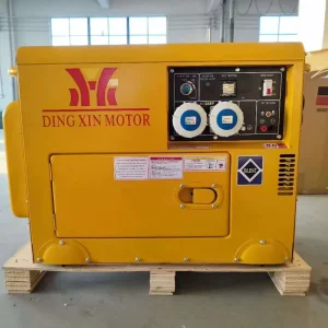 Portable 1 3 Phase Diesel Generator 8KW 8KVA 6500W Silent Air Cooled Remote Start 220V Home Use Low 10KW Direct Current
