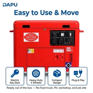 Portable 10.5kW Gasoline Generator 10500W Silent Petrol Power Supply for Outdoor Events & Audio Equipment