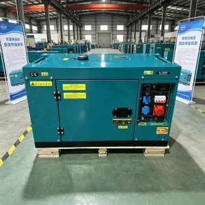Portable 10kW 12kW 12kVA 15kVA Three Phase Silent Diesel Generator Auto Remote Start ATS for Home Small Factory Backup