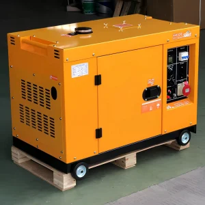 Portable 10kva & 12kva Diesel Generator 10kw & 15kva 5kva Three Phase Single Cylinder 50/60Hz Frequency Silent Type