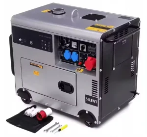 Portable 10kva & 12kva Diesel Generator 10kw & 15kva 5kva Three Phase Single Cylinder 50/60Hz Frequency Silent Type
