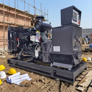 Portable 125kVA 100kw 50Hz Silent Canopy Diesel Generator with Auto Start Open Frame ATS 220V for Industrial Commercial Use