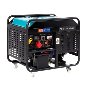 Portable 13KW 18KW Single Phase Diesel Generator Set with Electric Starting and Open Frame Double Bar 220V Generator
