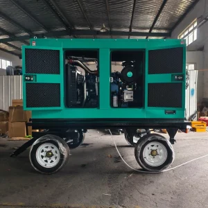 Portable 150kVA 120kW Silent Type Auto Start Open Frame Diesel Generator with ATS and Remote Control for Mines or Field