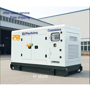 Portable 3-Phase Silent Diesel Generator Set 50Hz 30kw-120kw Refined DC Output Brand Engine 220v-400v Frequency 60Hz