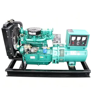 Portable 30kW Diesel Generator Set with Compact Size for Construction Projects and Emergency Power