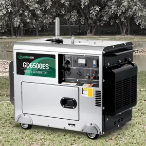 Portable 5.0KW 5.5KW Super Silent Diesel Generator Air-Cooled ATS Option 60Hz Low Fuel Consumption 1-Year Warranty Home