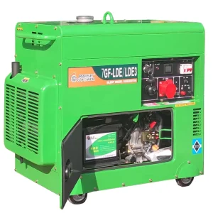 Portable 5.5KW Silent Diesel Petrol Power Generator Electric Starter 3000rpm 220V 230V 456cc 50/60Hz
