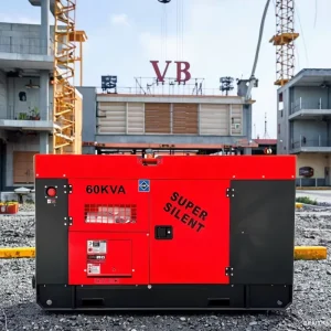 Portable 50kVA 60kVA Silent Type Auto Start 50 Hz Industrial Diesel Generator Alternator Set