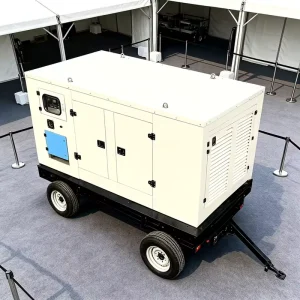 Portable 50kw Diesel Generator Set Trailer Mounted for Mining Site Power
