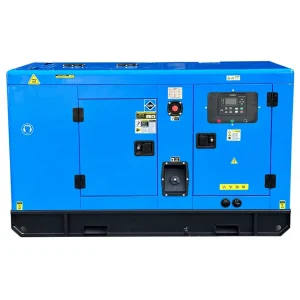 Portable AC Silent Diesel Generators 3 Phase Genset High Power 12kW-50kW Commercial Diesel Generator for Emergency Mobile Power