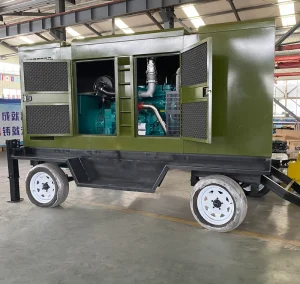 Portable AC Silent Diesel Generators Diesel Genset Strong Power 12kW 50kW Commercial Diesel Generator for Emergency Mobile Power