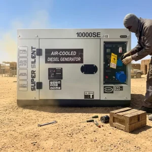 Portable Air Cooled Double Cylinder Silent Diesel Generator Electric Start ATS 220V 380V 50/60Hz Industrial Standby Generator