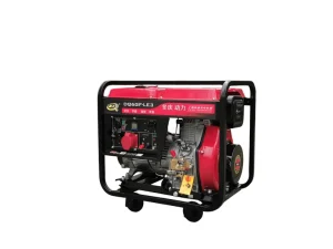Portable Diesel Generator Set 5kW Electric Start 380V 50Hz 3000 RPM Household Use DQ6GF LE3
