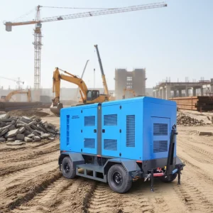 Portable Diesel Generator Set Cummins Diesel Silent Industrial Soundproof Electric Power Plant High Efficiency for Factory Sa