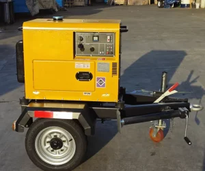 Portable Diesel Generator Silent Trailer Diesel Generator Set 3Kw 5Kw 6Kw 7Kw 8Kw 10Kw 12Kw 15Kw Trailer Silent Diesel Generator