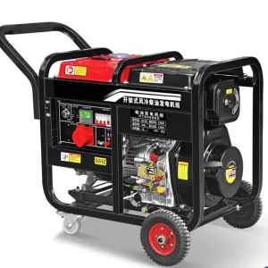 Portable Generator Set Single 1 Phase Electric Motor Power Inverter Open Frame Diesel Generators 8KW
