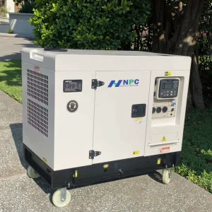 Portable Main Power 10KW 12KW 15KW 20KVA 20KW Engine Diesel Generator Set Water-cooled Mobile Silent 50Hz ATS