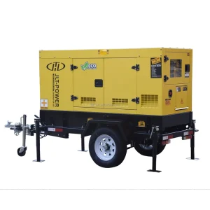 Portable Mobile Diesel Generator 20kw 25kva Three Phase AC Water Cooled 50/60Hz Remote ATS Stable Performance Easy Movement