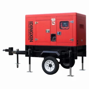 Portable Mobile Power Generator Set 3 Phase 30KVA 40KVA 50KVA 60KVA 80KVA 100KW Silent Intelligent Diesel Generators