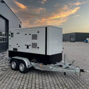 Portable Moveable Emergency Diesel Generator 80kw with Trailer Silent Type Open Frame ATS 50Hz