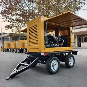 Portable Open Frame 25kVA 20kW 400V Diesel Generator with Yuchai Engine Water Cooled for Industrial & Commercial Use