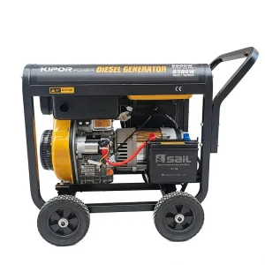 Portable Open Frame Diesel Generator 7.0KW 50 60HZ AC Single Phase Output 380 220 110V Original Generator