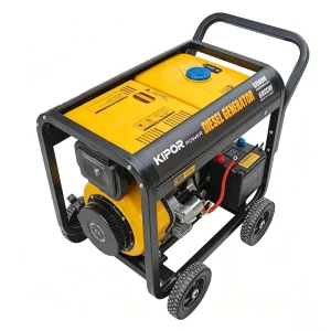 Portable Open Frame Diesel Generator 7.0KW 50 60HZ AC Single Phase Output 380 220 110V Generator