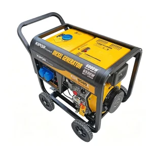 Portable Open Frame Diesel Generator 7.0KW 50 60HZ AC Single Phase Output 380 220 110V Original Generator