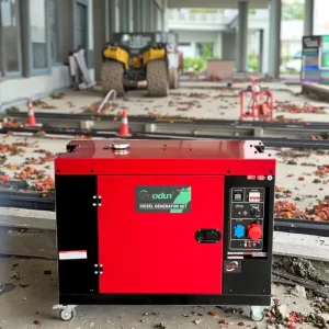 Portable Open Type Diesel Generator 5.0KW Silent Trailer with Low Noise 230V Power Engine Available in 480V 110V Rated Voltage