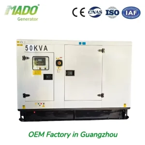 Portable Power Generator 50KVA 40KW 75KVA 80KVA 100KVA 150KVA 200KW 500KW 20KW Engine 1103C 33TG2 Groupe Electrogene Silencieuse