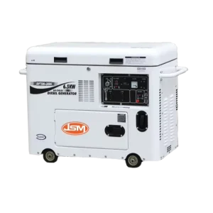 Portable Silent Air Cooled Diesel Generator 6.5kw 7kw 7.5kw 50/60Hz 1 Phase Powered by JDP195FE Set for Commercial Backup