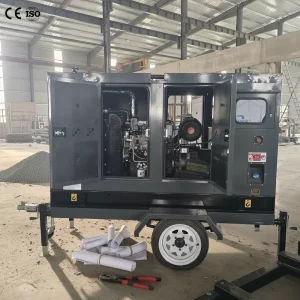 Portable Silent Diesel Generator Electric 50/80/100/120/150KVA kw Auto Start 50/60Hz Frequency with ATS Option