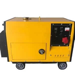 Portable Silent Type Diesel Generator 3kW 8kW Copper Alternator 3 Phase 4 Wire 220 380V 50Hz Water Cooled 24V Electronic