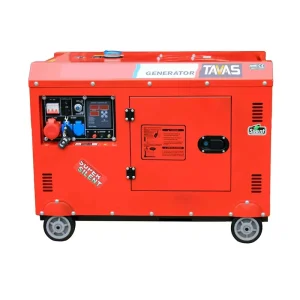Portable Silent Type Diesel Generator Model DG11000SE Air Cooled 240V/230V Three Phase 50/60Hz AVR Regulator 12V DC
