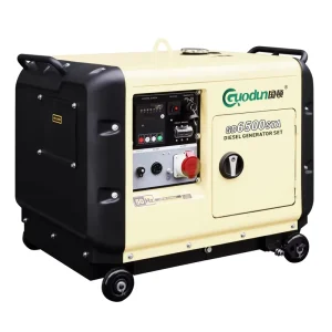 Portable Silent Type Open Type 5.0KW 230V Diesel Generator Air Cooled for Industrial
